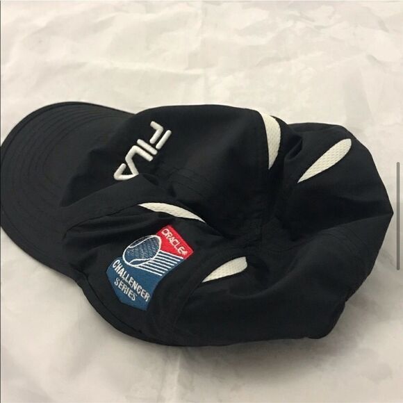 Fila Oracle Challenger Series Black and White Baseball Hat - Picture 6 of 12